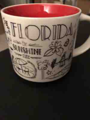 2018 Starbucks Florida Holiday 14oz Gold BEEN THERE SERIES New Limited Edition - Sold on eBay Feb, 14th 2019 for $25.00