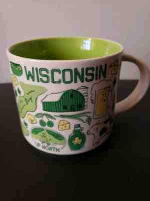 Starbucks 2018 Wisconsin “Been There Series” 14 oz Collectible Mug - new - Sold on eBay Feb, 14th 2019 for $16.50