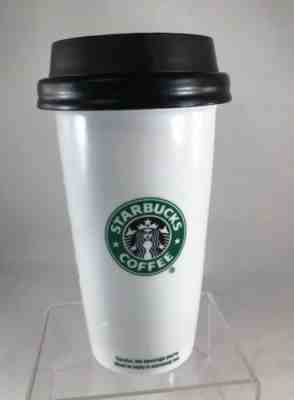 Starbucks 2009 12oz Coffee Travel Tumbler White Ceramic: Tall w/ Locking Lid  TS - Sold on eBay Jan, 28th 2019 for $26.92