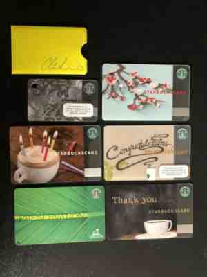 2009 Starbucks Card Lot Mint Condition - Sold on eBay Jan, 28th 2019 for $3.00