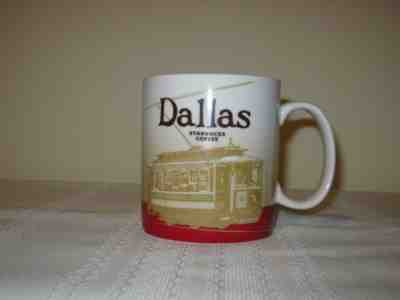 Starbucks Dallas Red Icon City Series 2009 16 oz Coffee Cup Mug - Sold on eBay Jan, 28th 2019 for $9.00