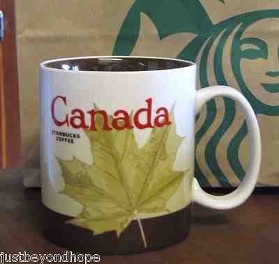 2009 Starbucks Coffee Canada Maple Leaf Country Collector Series Mug 16 oz - Sold on eBay Jan, 28th 2019 for $49.98