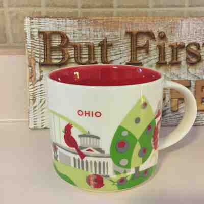 Starbucks 14oz Coffee Mug cup You Are Here Collection OHIO  - Sold on eBay Feb, 15th 2019 for $18.99