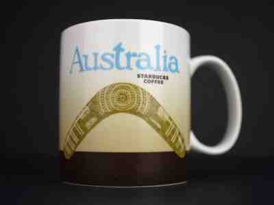 Starbucks Australia 2009 Global Icon Coffee Mug Tea Cup Boomerang Discontinued  - Sold on eBay Jan, 22nd 2019 for $29.99