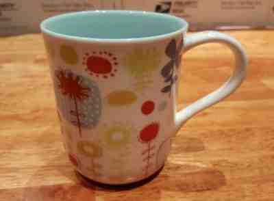 2009 Starbucks Hand Painted Floral Pastel Coffee Cocoa Mug Tea Cup 14 oz - Sold on eBay Jan, 21st 2019 for $9.99