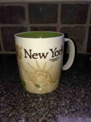 Starbucks Coffee Mug 16oz NEW YORK 2009 Global Icon Collectors Series Cup - Sold on eBay Jan, 14th 2019 for $20.00