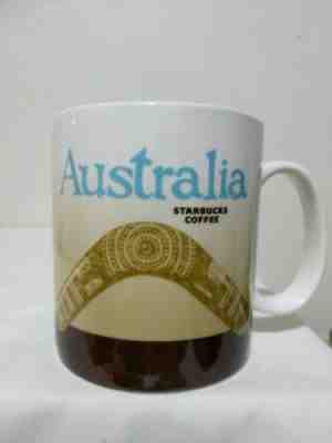 Starbucks Australia Collectors Series 2009 Coffee Mug Boomerang Kangaroo 16 oz - Sold on eBay Jan, 13th 2019 for $20.01
