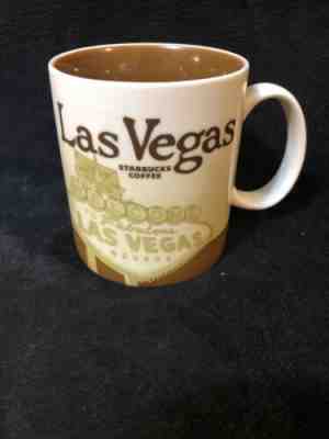 STARBUCKS LAS VEGAS GLOBAL CITY COLLECTOR SERIES COFFEE MUG - 2012 - 16OZ - EUC - Sold on eBay Feb, 15th 2019 for $15.00