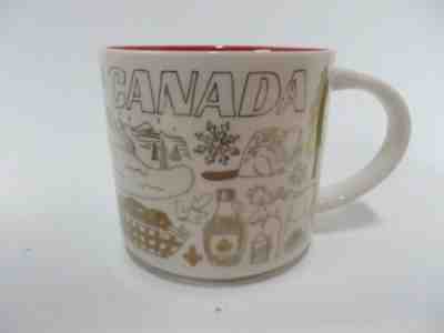 Starbucks Canada Limited Edition Been there Series Christmas Holiday Mug Gold - Sold on eBay Feb, 8th 2019 for $34.95