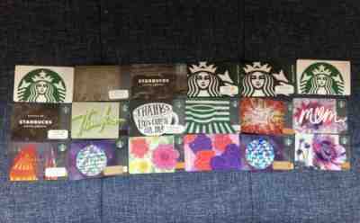 Starbucks Lot Of 19 Gift cards NEW Unused Including Holiday Limited Edition - Sold on eBay Feb, 10th 2019 for $0.99