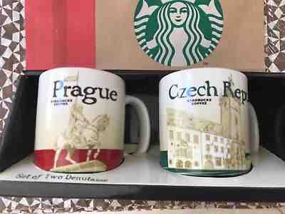 Starbucks City Mug, PRAGUE & CZECH REPUBLIC, «Global Icon» Collection, SKU, 3oz. - Sold on eBay Feb, 14th 2019 for $42.00