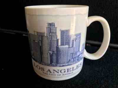 Starbucks Coffee Cup Mug 18 oz LOS ANGELES CITY OF ANGELS 2007 Architectural  - Sold on eBay Feb, 15th 2019 for $8.99