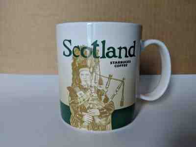 Starbucks SCOTLAND 16 oz City Mug Series Bagpipes (2015) Discontinued Green - Sold on eBay Feb, 15th 2019 for $22.00