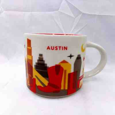 Starbucks Mug Austin City - You Are Here Collection  Ceramic Mug 14oz 2015 - Sold on eBay Feb, 14th 2019 for $10.00
