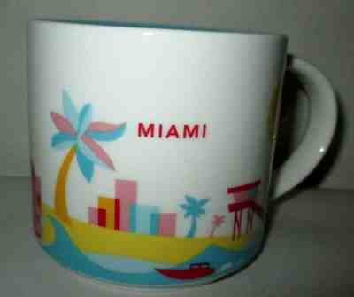 STARBUCKS COFFEE CUP "YOU ARE HERE" COLLECTION MIAMI 2013 CABINET KEPT - Sold on eBay Feb, 15th 2019 for $11.95