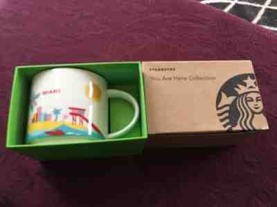 Starbucks Coffee YAH Mug 2015 MIAMI You Are Here Collection Cup 14 oz NWT - Sold on eBay Feb, 15th 2019 for $19.95