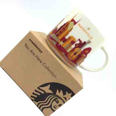 Starbucks Nashville Mug You Are Here Collection 14 Oz Music City NEW Coffee Tea - Sold on eBay Nov, 20th 2018 for $23.00
