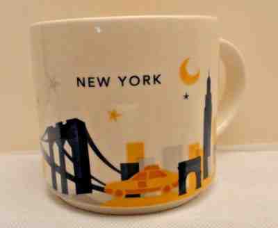 Starbucks New York City You Are Here Collection 2015 14 oz Coffee Mug Cup  - Sold on eBay Jan, 20th 2019 for $15.00