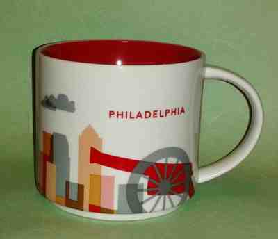 Starbucks 2015 PHILADELPHIA Coffee Mug  - Sold on eBay Dec, 2nd 2018 for $13.95