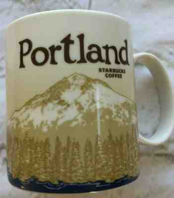 Starbucks Portland Mount Hood Collector Series 2012 16oz Coffee Mug Large Cup - Sold on eBay Feb, 14th 2019 for $29.95