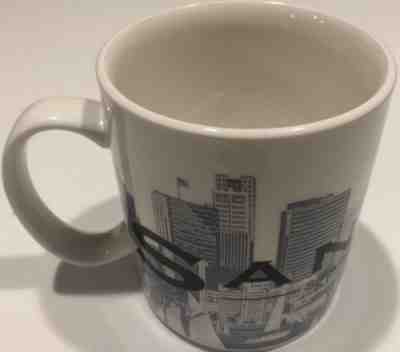 Starbucks Coffee Mug San Diego Skyline Series  2002. 16 oz, 74 & Sunny  - Sold on eBay Jan, 12th 2019 for $13.50