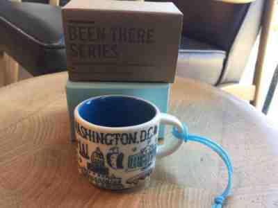 Starbucks Mug Washington DC Been There Series 2 oz/59ml New W/ Tag Ornament 2018 - Sold on eBay Jan, 6th 2019 for $22.00