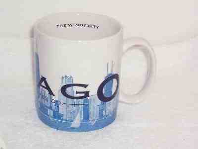 2002 Starbucks Barista ~CHICAGO~ Skyline City Scenes Mug 16oz.- Unused - Sold on eBay Jan, 27th 2019 for $8.99