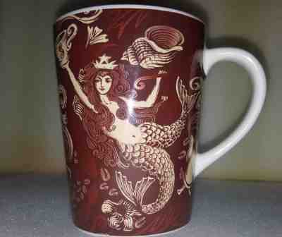 Starbucks 35th anniversary coffee mug. Bronze 2007 Split Tail Mermaid Logo  - Sold on eBay Feb, 15th 2019 for $8.99