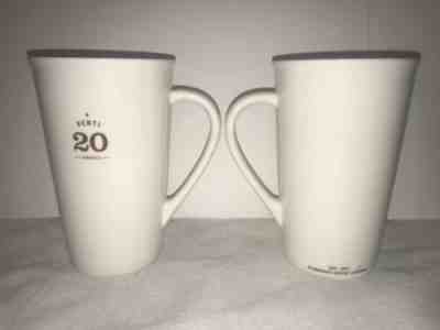 TWO STARBUCKS 20 OZ VENTI 2010 TALL COFFEE MUG - Sold on eBay Feb, 15th 2019 for $20.00