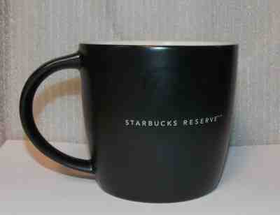 2011 STARBUCKS RESERVE NEW BONE CHINA COFFEE TEA BLACK & WHITE MUG CUP - Sold on eBay Feb, 15th 2019 for $17.00