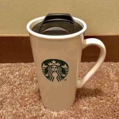 STARBUCKS 2012 Tall Travel Mug 16oz With Lid - Sold on eBay Feb, 15th 2019 for $7.50