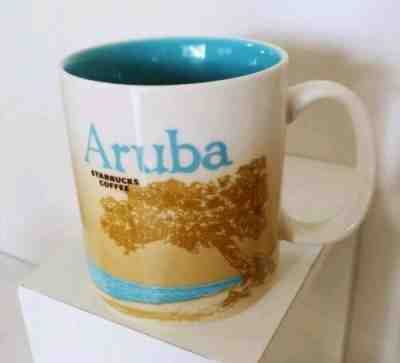 Starbucks Global City Icon Aruba Mug Collector Series Cup 2014 16oz coffee tea