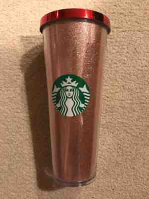  Starbucks 2016 Holiday RED Glitter Venti COLD CUP BRAND NEW  Very Hard to Find - Sold on eBay Feb, 14th 2019 for $14.00