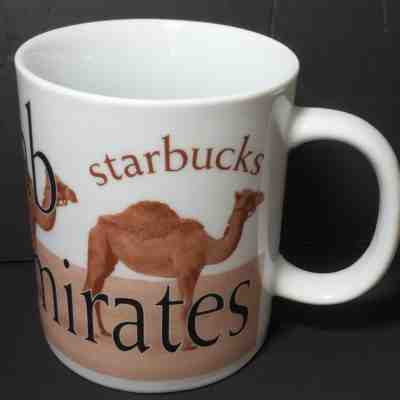 Starbucks United Arab Emirates Mug Cup City Collection Camel Desert RASTAL Large - Sold on eBay Feb, 14th 2019 for $14.43