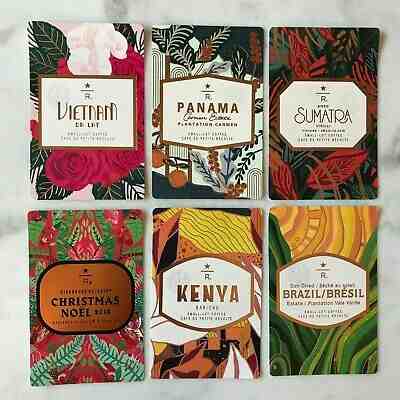 Starbucks taster card Canada Christmas 2018 / Vietnam / Panama / Sumatra etc. - Sold on eBay Feb, 15th 2019 for $5.99