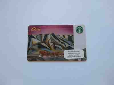 Chile Starbucks Card Limited Edition Mint Condition - Sold on eBay Feb, 14th 2019 for $12.00