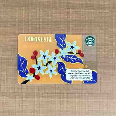 Starbucks Card Indonesia Batik - Sold on eBay Feb, 15th 2019 for $9.99