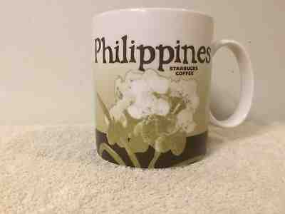 STARBUCKS PHILIPPINES MUG 16 OZ CUP WITH FLOWER - Sold on eBay Feb, 14th 2019 for $15.95