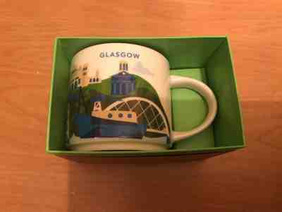 Starbucks YAH/You Are Here Glasgow, Scotland 14 oz Mugs, NIB - Sold on eBay Nov, 19th 2018 for $42.95