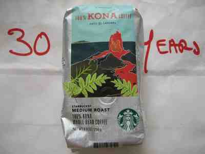 Starbucks 100% Kona Whole Bean Coffee Medium Roast 8.8 oz Hawaii Exclusive New - Sold on eBay Feb, 15th 2019 for $27.00