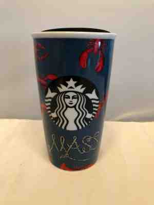 Starbucks 2016 Massachusetts Lobster Ceramic Tumbler - Sold on eBay Feb, 10th 2019 for $20.00