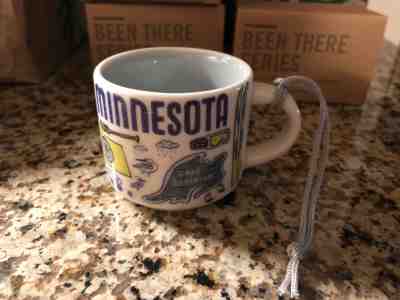 Starbucks Minnesota Mug Ornament Been There Series 2 Oz Demi Coffee Cup 2018 - Sold on eBay Feb, 5th 2019 for $21.95