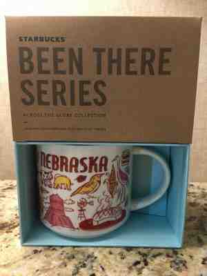 NIB Starbucks Coffee Mug "BeenThere" Series Across The Globe Collection Nebraska - Sold on eBay Feb, 12th 2019 for $24.99