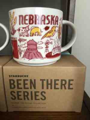 Starbucks Coffee Mug Been There Series Across The Globe Collection Nebraska - Sold on eBay Feb, 10th 2019 for $25.00
