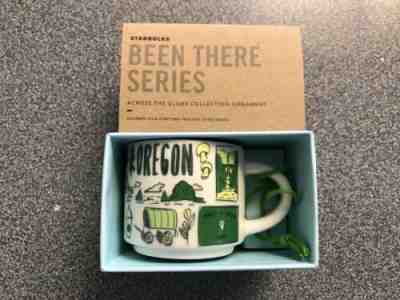 NIB Starbucks Been There Series Oregon Ornament 2oz Coffee Mug YAH You Are Here - Sold on eBay Feb, 13th 2019 for $16.99
