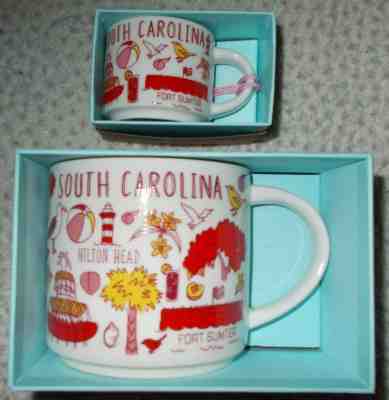 Starbucks Been There South Carolina Mug & Mug Ornament Brand New, Mint - Sold on eBay Feb, 12th 2019 for $38.50