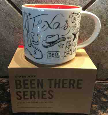 Starbucks 2018 Texas Been There Christmas Limited Edition  14 oz Mug Cup Silver - Sold on eBay Feb, 10th 2019 for $19.99