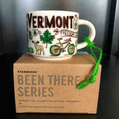 Starbucks VERMONT BEEN THERE SERIES ornament demi mug - Sold on eBay Jan, 30th 2019 for $39.95
