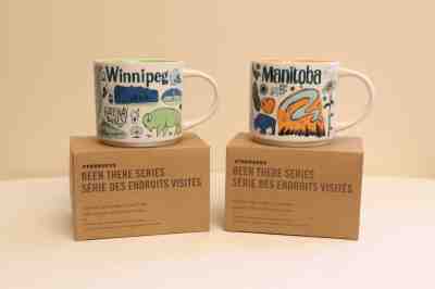 ***NEW*** Starbucks WINNIPEG and MANITOBA Been there Series MUGS.  - Sold on eBay Feb, 13th 2019 for $50.00