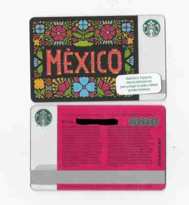 Starbucks Card  Mexico 15th Anniversary 2017 - Sold on eBay Jan, 18th 2019 for $6.99